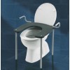 Seduta rialzo per wc o bidet con manici